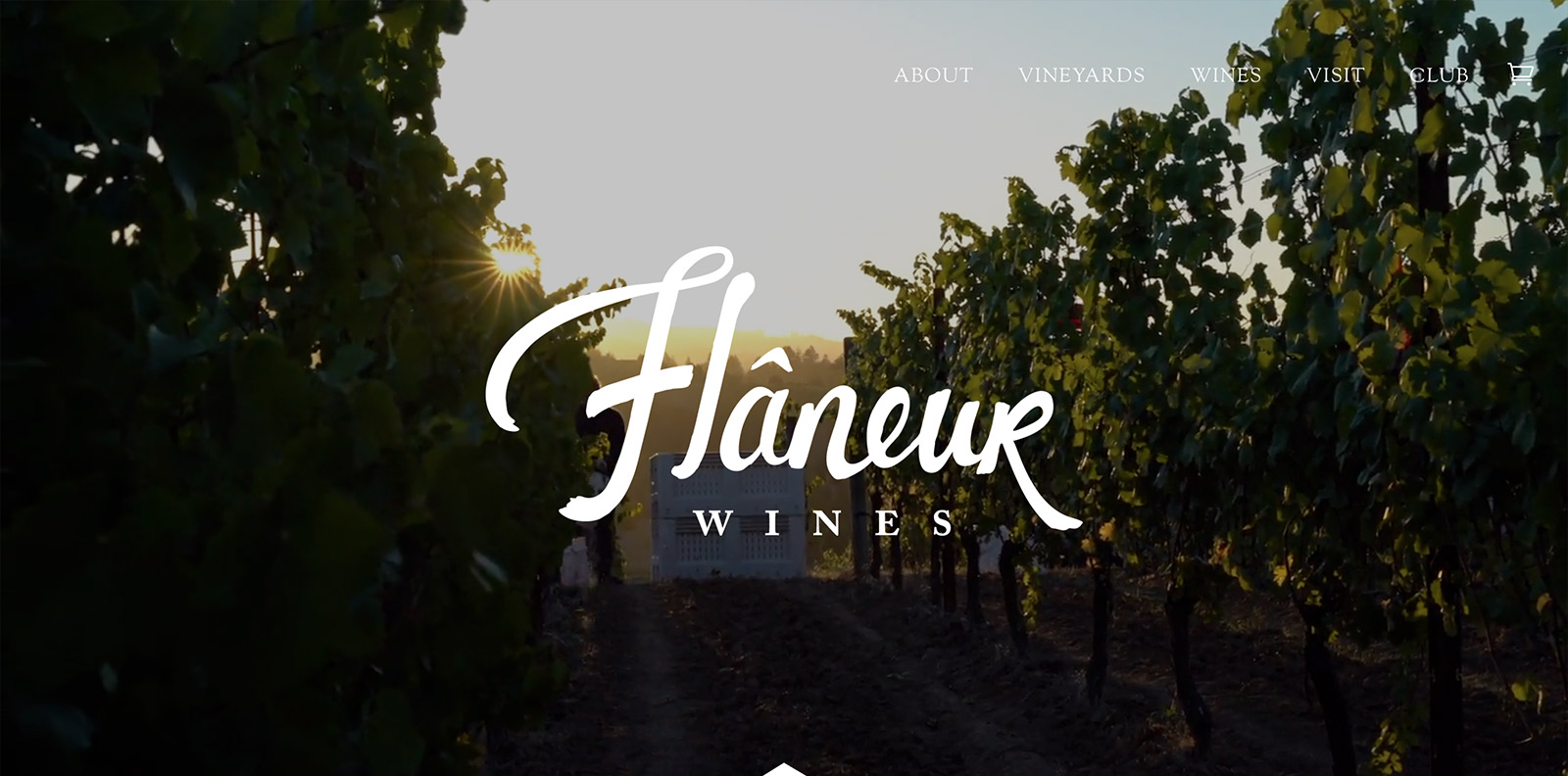 Flaneur Wines's website